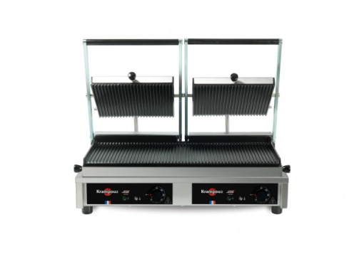 Contact grill mare pentru Sandwich Panini, XXL cu plăci striate - Img 2