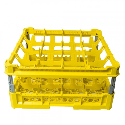 Coșuri pentru veselă și pahare, cu raft - Img 2