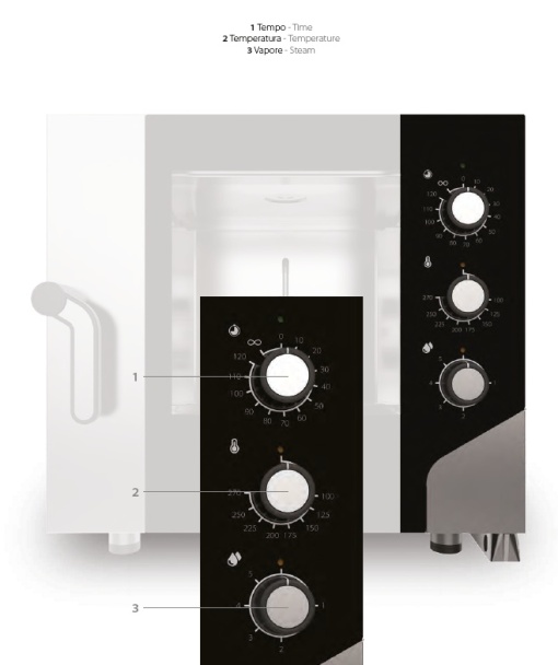 Cuptor electric combisteamer 10 tăvi 60x40 cm electromecanic, Eka Italia - Img 6