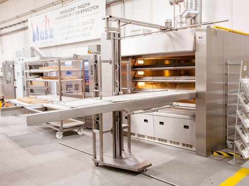 Cuptor electric panificație cu 4 vetre (4 tăvi 60x40/vatră), hotă și suport - Img 9