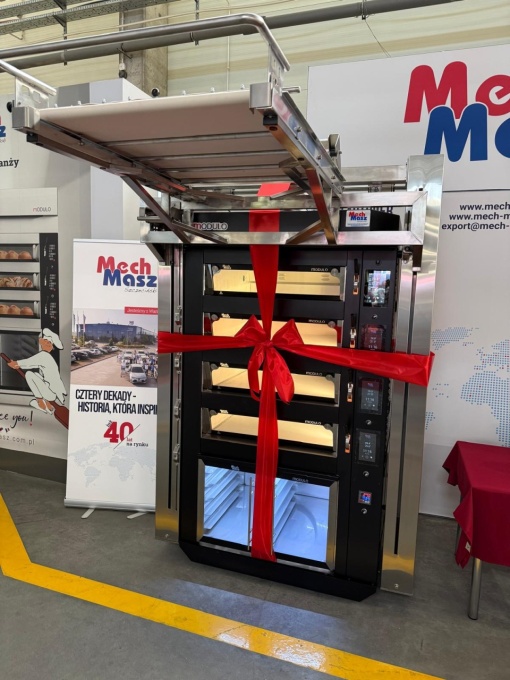 Cuptor electric pentru panificație cu 4 vetre, (8 tăvi 60x40/vatră), hotă și dospitor - Img 8