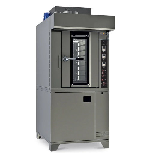 Cuptor electric rotativ pentru panificație, 10 tăvi 400x600 mm cu hotă și dospitor - Img 2