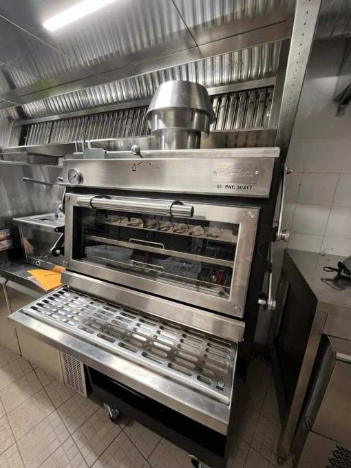 Cuptor pentru Steak pe cărbuni, deschidere verticaă, Pira 80 LUX ED - Img 6