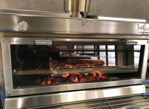 Cuptor pentru Steak pe cărbuni, deschidere verticală, Pira 120 ED - Img 10