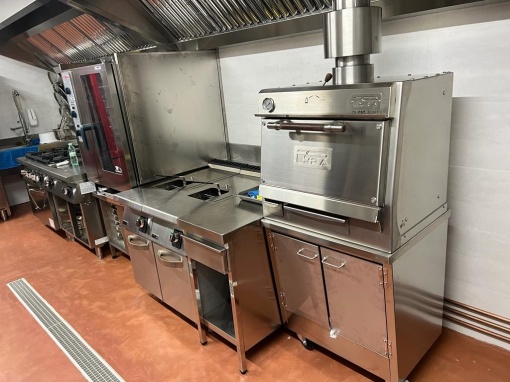 Cuptor pentru steak pe cărbuni, deschidere verticală, Pira 70 Silver SD - Img 5