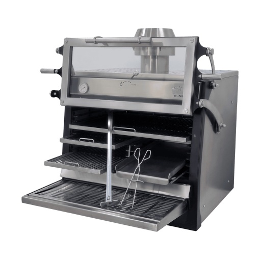 Cuptor pentru steak pe cărbuni, deschidere verticală, Pira 90 LUX ED - Img 15