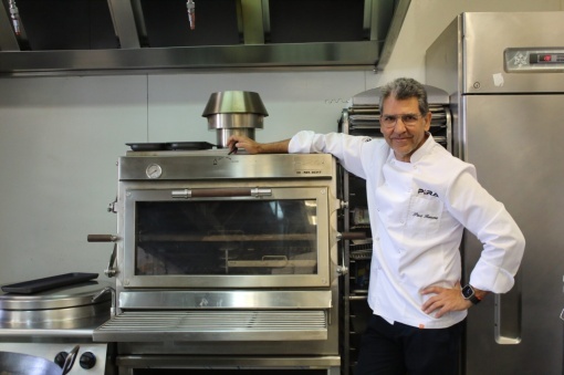 Cuptor pentru steak pe cărbuni, deschidere verticală, Pira 90 Silver ED - Img 4