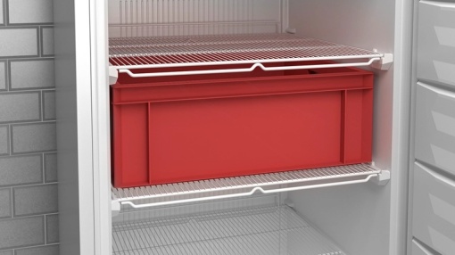 Dulap de congelare, răcire statică 499 Litri, inox - Img 2