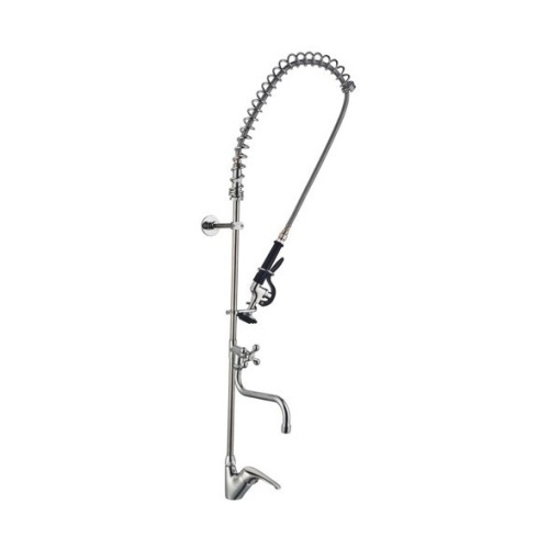 Dus prespalare cu baterie de blat si pipa scurgere,1350 mm h