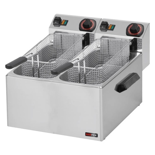 Friteuză electrică 2x8 Litri, 400V - Img 3