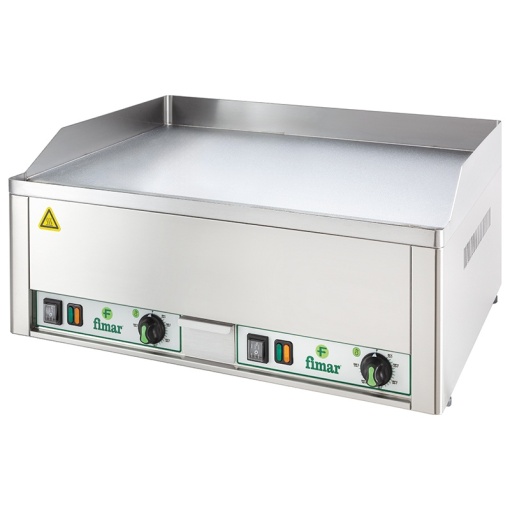 Fry top electric cu suprafață cromată netedă, 650x480 mm, Fimar - Img 2