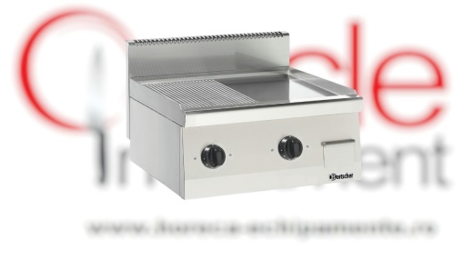 Grill dublu electric cu placă netedă/striată de banc, Bartscher