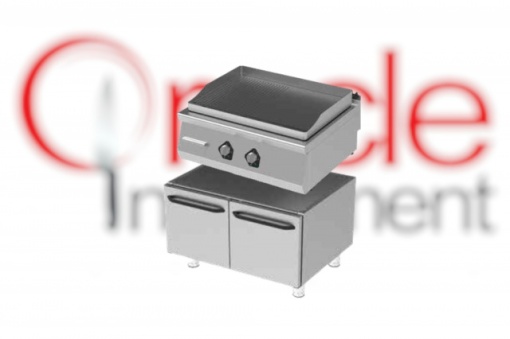 Grill electric cu suprafata neteda/striata si dulap neutru, Kayalar Turcia