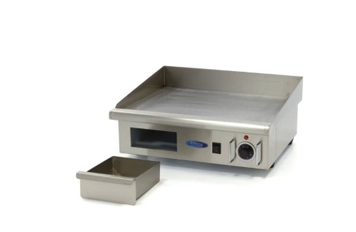 Grill Grătar frytop electric neted, 550×365 mm inox - Img 4