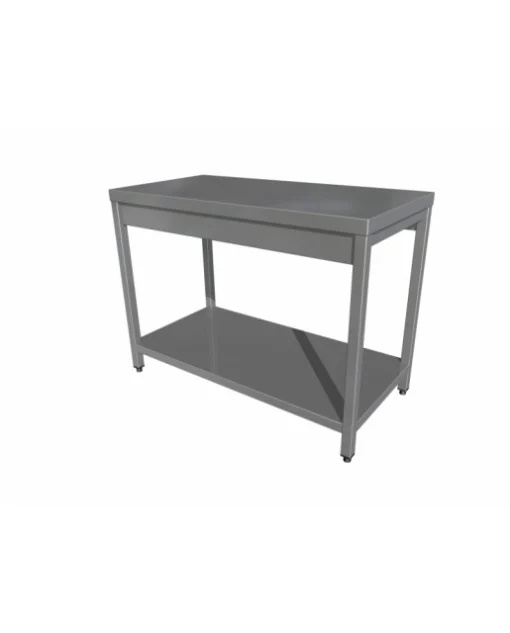 Masă de lucru eco cu poliță 2800x600x850h mm - Img 2