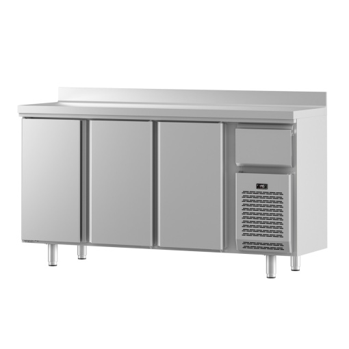 Masă e lucru frigorifică pentru bar 1960x1050 mm, 535 litri, Infrico - Img 4
