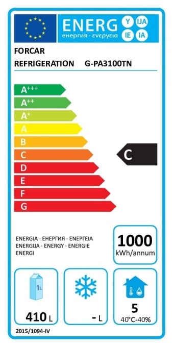 Masă frigorifică pentru patiserie cu 3 uși, 2020x800 mm - Img 2