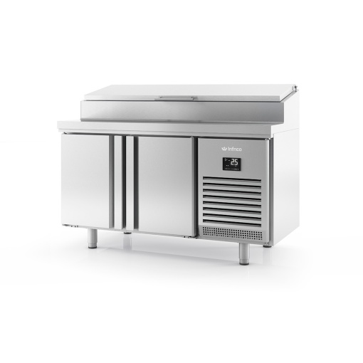 Masă frigorifică pizza și patiserie cu 2 uși, 1618x800 mm, Infrico - Img 6