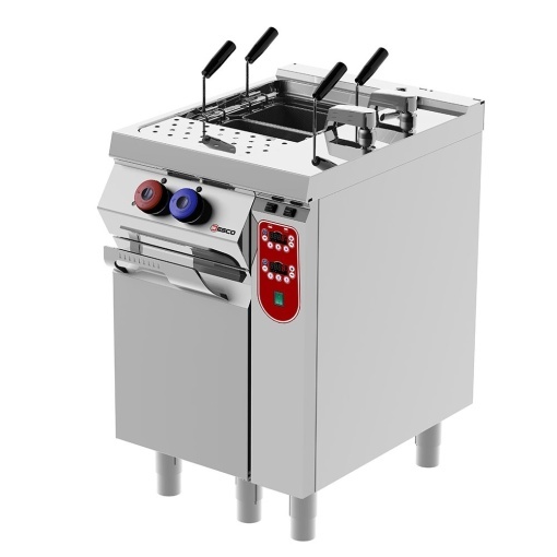 Mașină de fiert paste 26 L, pe gaz, cu lifturi de ridicare automată a coșurilor, Desco - Img 3