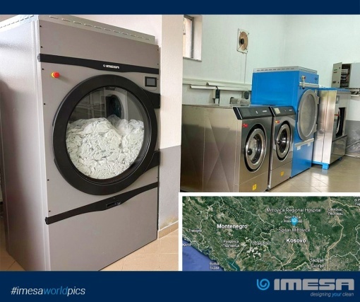 Mașină de spălat rufe profesională Imesa, 23 kg tip încălzire abur direct - Img 3