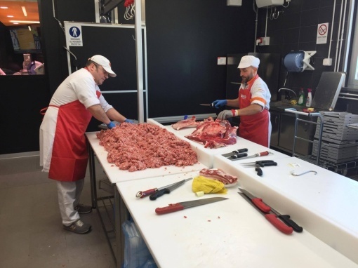 Mașină de tocat carne frigorifică, 800 kg/oră, Minerva - Img 8