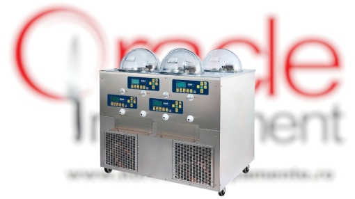 Mașină multifuncțională pentru a produce, afișa, conserva și servi înghețata 4x12L