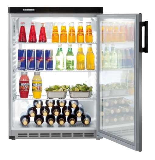 Mini frigider răcire statică, minibar 42 litri, Argintiu, Liebherr - Img 8