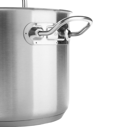 Oală din inox înaltă cu capac, 21 Litri - Img 6