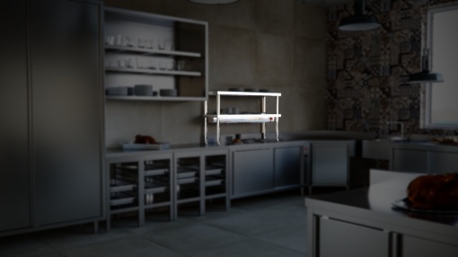 Suprastructură blat de lucru inox - Img 3