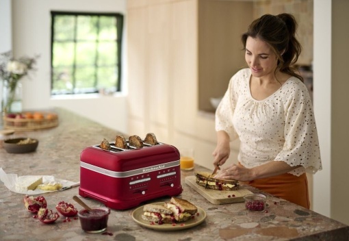 Toaster pâine KitchenAid, negru cu 4 sloturi - Img 3