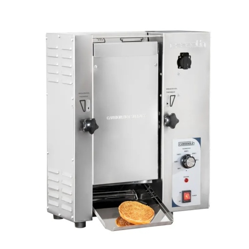 Toaster vertical pentru chifle burger, 600 buc/oră + roată de unt, Casselin - Img 2