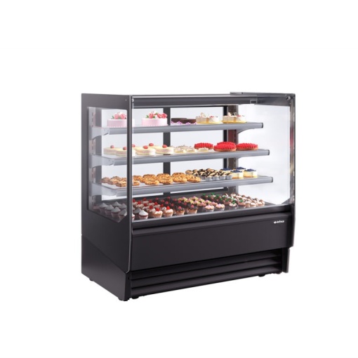 Vitrină caldă de expunere cofetărie/patiserie/magazin AMBAR, 1250x810x1300 mm Infrico - Img 3