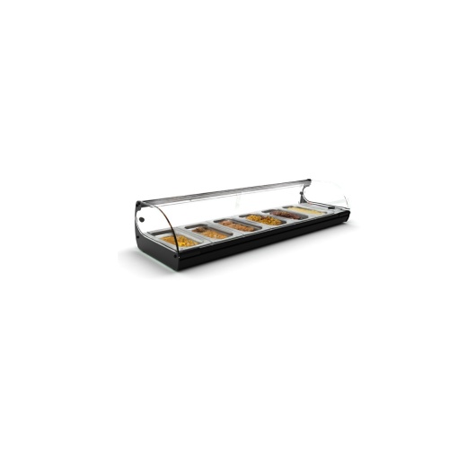 Vitrină caldă orizontală tip Bain-Marie 1190x395x245 mm, Sayl - Img 2