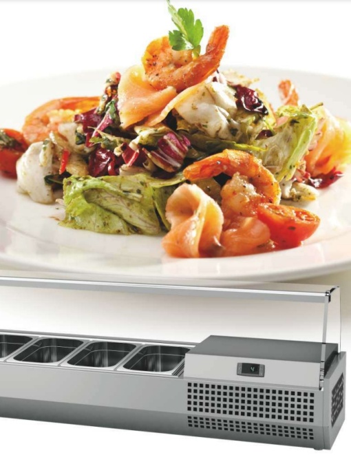 Vitrină frigorifică ingrediente sandwich sau pizza, 1980x450 mm, Infrico - Img 6
