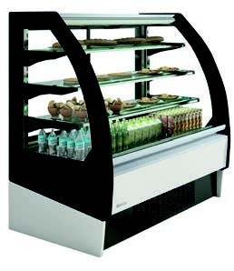 Vitrină frigorifică pentru cofetărie/patiserie, AMBAR, 938x810x1300 mm cu acces dublu - Img 2