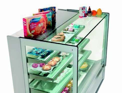 Vitrina frigorifica pentru cofetarie/patiserie,ONIX, 1875x810x1300 mm - Img 4