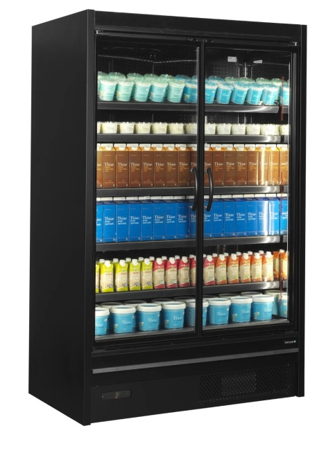 Vitrină frigorifică Supermarket 740 Litri cu ușă de sticlă, Tefcold - Img 6
