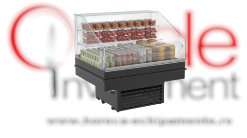 Vitrină frigorifică tip insulă, 1250x1200 mm, magazin sau supermarket, Infrico
