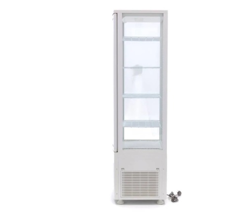Vitrină frigorifică verticală, 235 Litri albă - Img 3