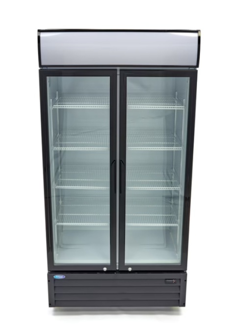Vitrină frigorifică verticală 800 L, pentru băuturi, cu două uși, Maxima - Img 2