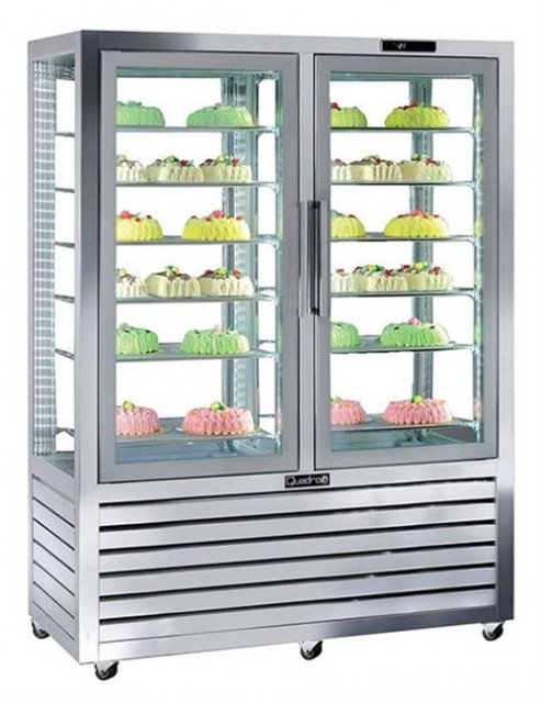 Vitrina frigorifica verticala pentru inghetata cu 2 usi, 848 L