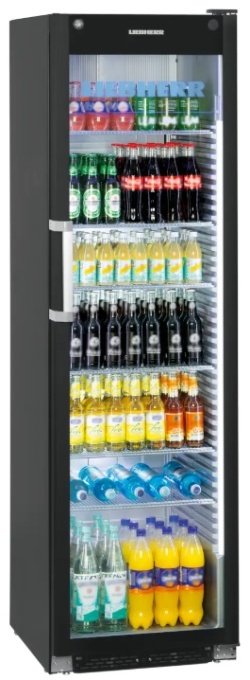 Vitrină frigorifică verticală, răcire dinamică, 422 litri, Neagră Premium, Liebherr - Img 5