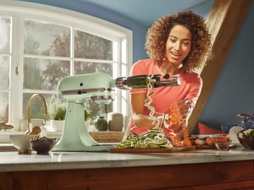 Accesoriu pentru spiralat legume și fructe KitchenAid, cu 4 lame - Img 5