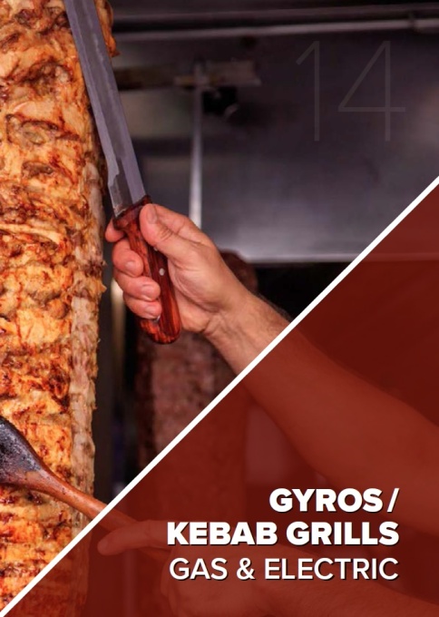 Aparat shaorma gyros TURBO gaz 100 kg carne - Img 5