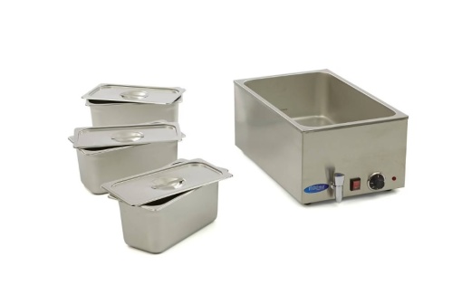 Bain Marie electric 3 GN1/3 cu capac - Img 2