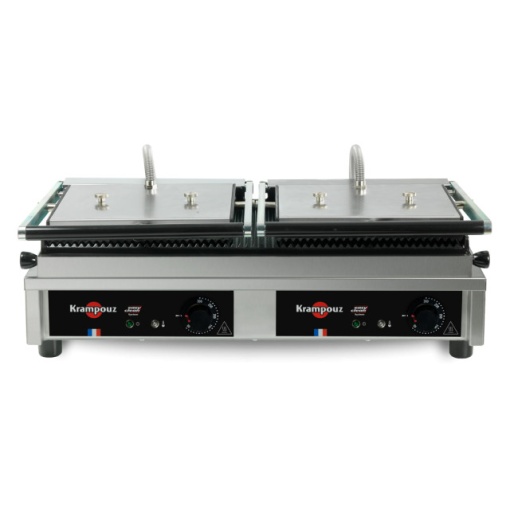Contact grill mare pentru Sandwich Panini, XXL cu plăci striate - Img 3