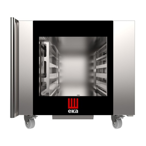 Cuptor electric combisteamer 10 tăvi 60x40 cm touchscreen, dospitor și hota, Eka Italia - Img 4