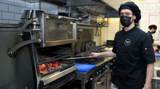 Cuptor pentru Steak pe cărbuni, deschidere verticaă, Pira 80 LUX ED - Img 7