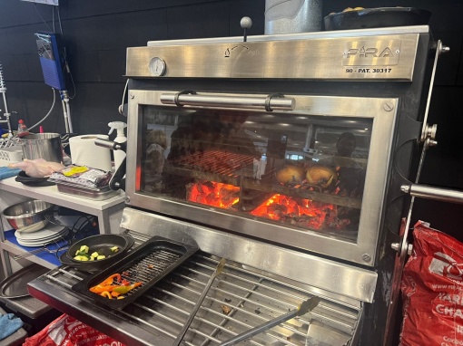 Cuptor pentru steak pe cărbuni, deschidere verticală, Pira 90 LUX ED - Img 12