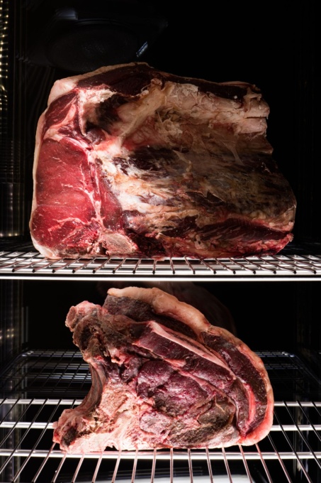 Dulap frigorific cu 2 uși din sticlă pentru maturare carne, 300 kg, BLACK PANORAMA - Img 5